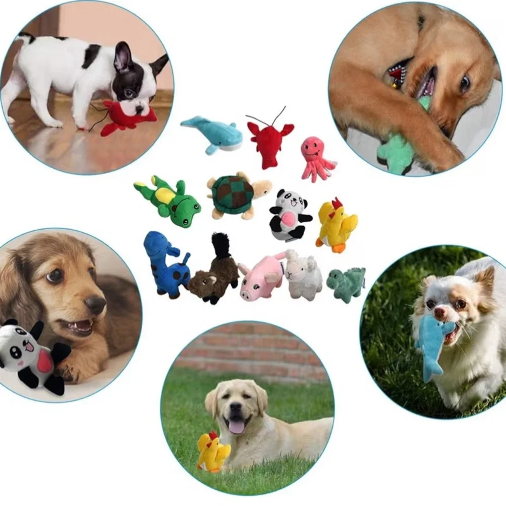 Assorted Plush Dog Toy pick 1
